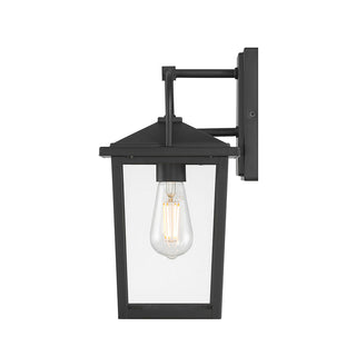 Strathden One Light Lantern in Powder Coated Black
