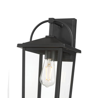 Strathden One Light Lantern in Powder Coated Black