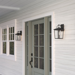 Strathden One Light Lantern in Powder Coated Black