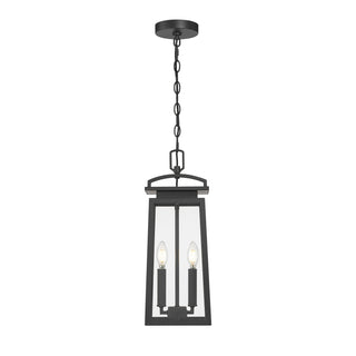 Kendrix Two Light Hanging Lantern in Powder Coated Black