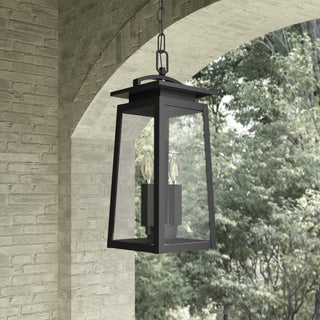 Kendrix Two Light Hanging Lantern in Powder Coated Black