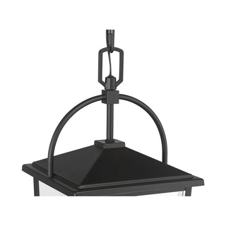 Strathden Two Light Hanging Lantern in Powder Coated Black