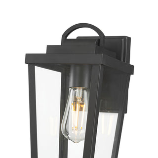 Brenwick One Light Lantern in Powder Coated Black