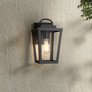 Brenwick One Light Lantern in Powder Coated Black