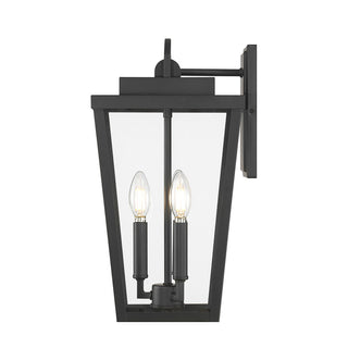 Brenwick Three Light Lantern in Powder Coated Black