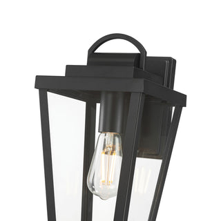 Brenwick One Light Lantern in Powder Coated Black