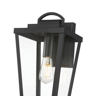 Brenwick One Light Lantern in Powder Coated Black