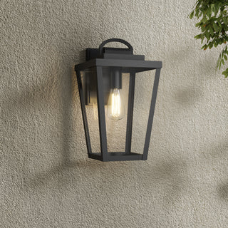 Brenwick One Light Lantern in Powder Coated Black