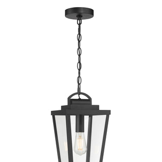 Brenwick One Light Pendant in Powder Coated Black