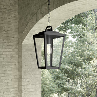 Brenwick One Light Pendant in Powder Coated Black