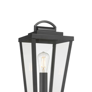 Brenwick One Light Post Lantern in Powder Coated Black