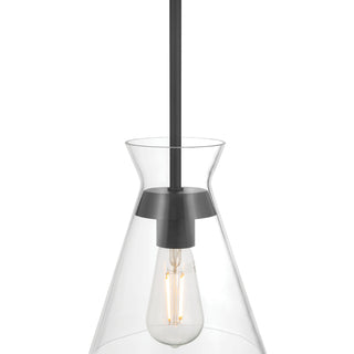 Amarella One Light Mini Pendant in Matte Black