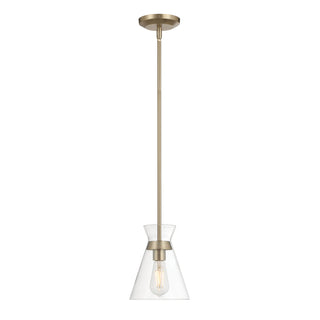 Amarella One Light Mini Pendant in Modern Gold