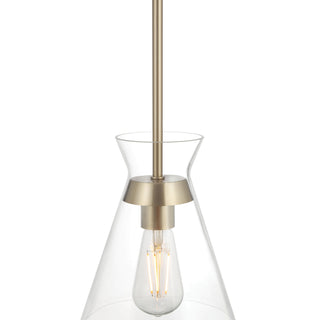 Amarella One Light Mini Pendant in Modern Gold