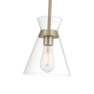 Amarella One Light Mini Pendant in Modern Gold