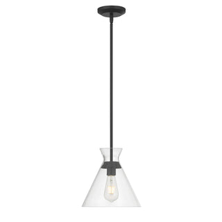 Amarella One Light Pendant in Matte Black