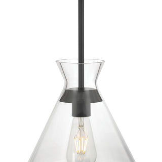Amarella One Light Pendant in Matte Black