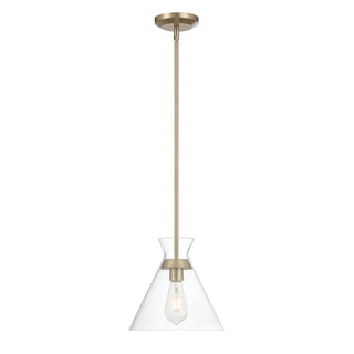 Amarella One Light Pendant in Modern Gold