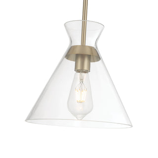 Amarella One Light Pendant in Modern Gold