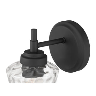 Clarvyn One Light Wall Sconce in Matte Black