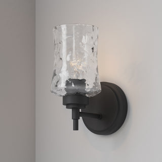 Clarvyn One Light Wall Sconce in Matte Black