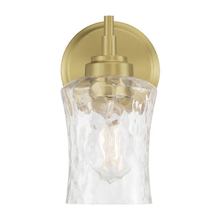 Clarvyn One Light Wall Sconce in Vintage Brass