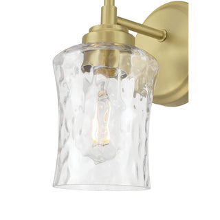 Clarvyn One Light Wall Sconce in Vintage Brass