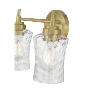 Clarvyn Two Light Vanity in Vintage Brass