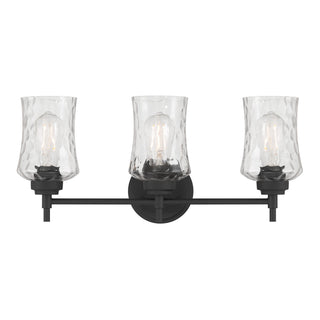 Clarvyn Three Light Vanity in Matte Black