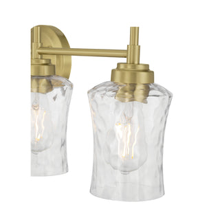 Clarvyn Four Light Vanity in Vintage Brass