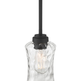 Clarvyn One Light Mini Pendant in Matte Black