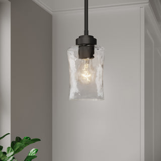 Clarvyn One Light Mini Pendant in Matte Black