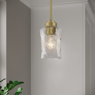 Clarvyn One Light Mini Pendant in Vintage Brass