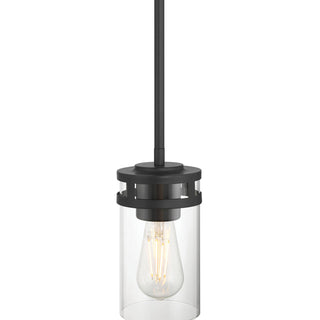 Lunden One Light Mini Pendant in Matte Black