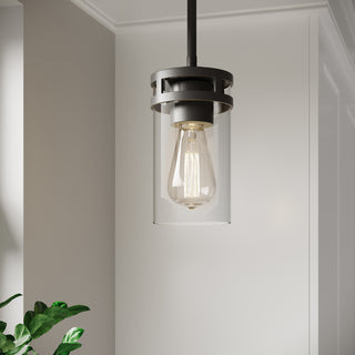 Lunden One Light Mini Pendant in Matte Black