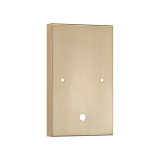 Lunden One Light Wall Sconce in Modern Gold