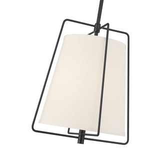 Vellinor One Light Pendant in Matte Black