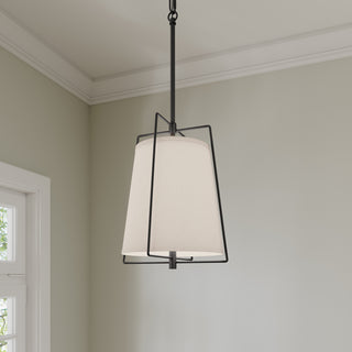 Vellinor One Light Pendant in Matte Black