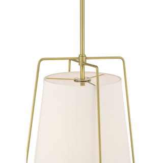 Vellinor One Light Pendant in Vintage Brass