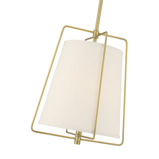 Vellinor One Light Pendant in Vintage Brass