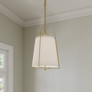 Vellinor One Light Pendant in Vintage Brass