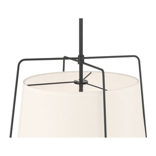 Vellinor Three Light Pendant in Matte Black