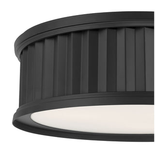Corvella LED Flush Mount in Matte Black