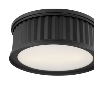 Corvella LED Flush Mount in Matte Black
