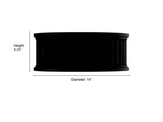 Corvella LED Flush Mount in Matte Black