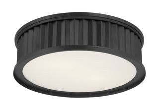 Corvella LED Flush Mount in Matte Black