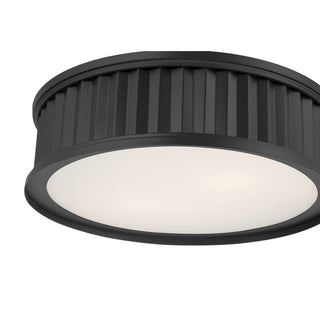 Corvella LED Flush Mount in Matte Black