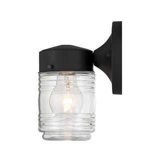 Bravyn One Light Lantern in Powder Coated Black