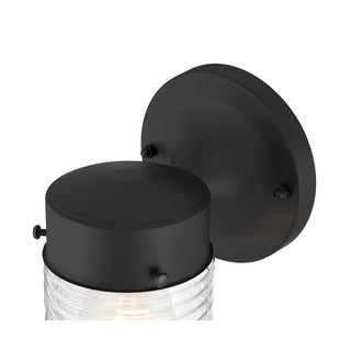 Bravyn One Light Lantern in Powder Coated Black