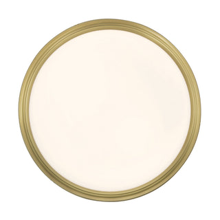 Velune Two Light Flush Mount in Vintage Brass